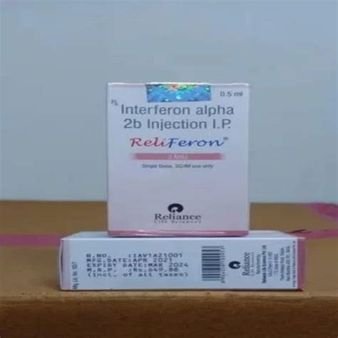 Reliferon Interferon Alpha 2b Recombinant Injection at Rs 1254/piece in ...