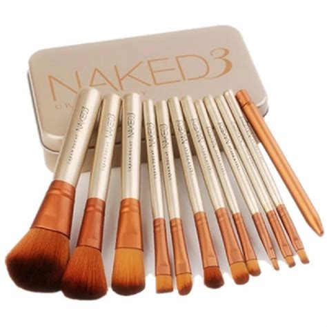 12pcs Professional Brand NAKED3 Brushes Tools For Makeup Blending Brush