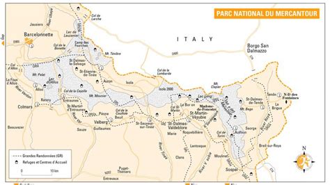 Mercantour National Park · Maps