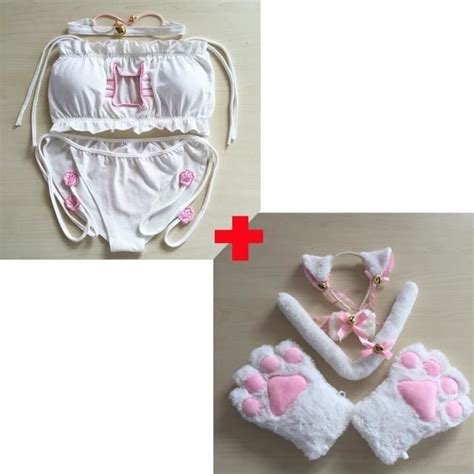 Soutien Gorge Soutien Gorge Et Culotte Bretelles Pour Femmes Lingerie Sexy Dessin Anim