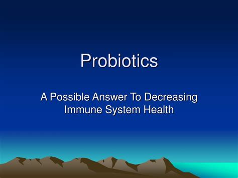 Ppt Probiotics Powerpoint Presentation Free Download Id6591007