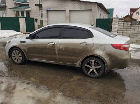 Диски R16 на Киа Рио 3 вместо R15, размеры
