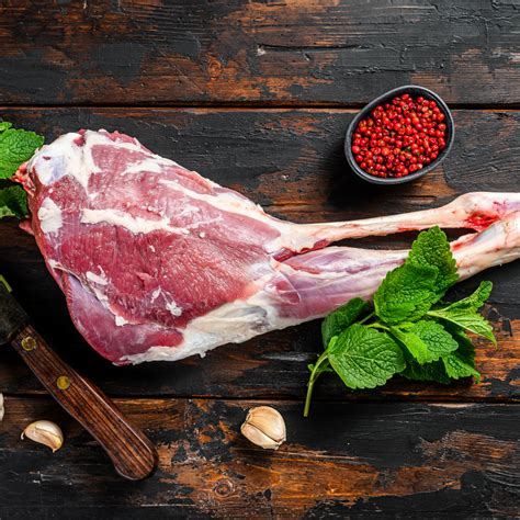 Lamb Leg Bone In The Black Farmer
