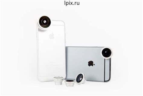 Набор из 6 линз от Lpix для мобильного телефона. Fisheye на iphone ...