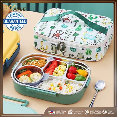 304 Stainless Steel Lunch Box With Soup Bowl Leak Proof Bento Box