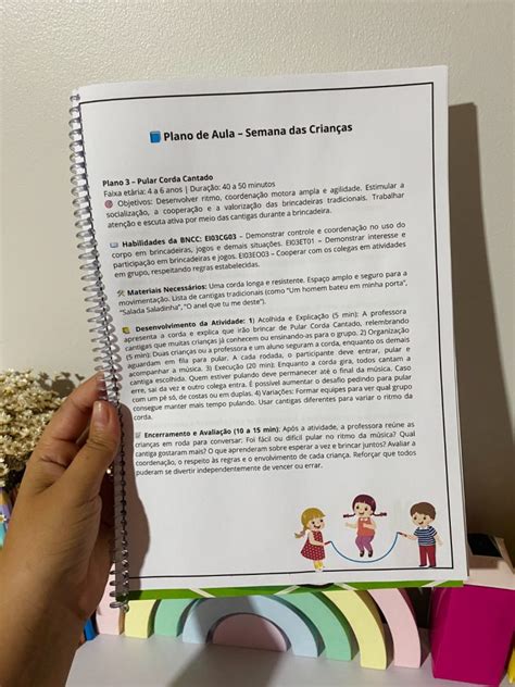 Plano De Aula Semana Da Criança - Planos de Aula Semana da Criança – Atividades Infantis – Loja de ...