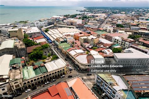 iloilo city philippines aerial   historic jm basa street