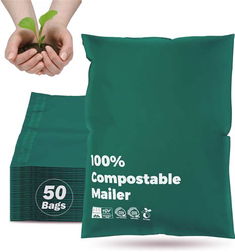 Amazon Jencenbio Compostable Mailers Bags X Inch With Self