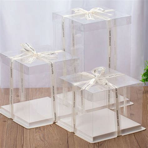 Transparent Cake Boxes Atelier Yuwa Ciao Jp