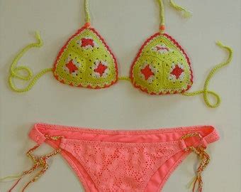 Items Similar To Crochet Bikini Crop Top On Etsy
