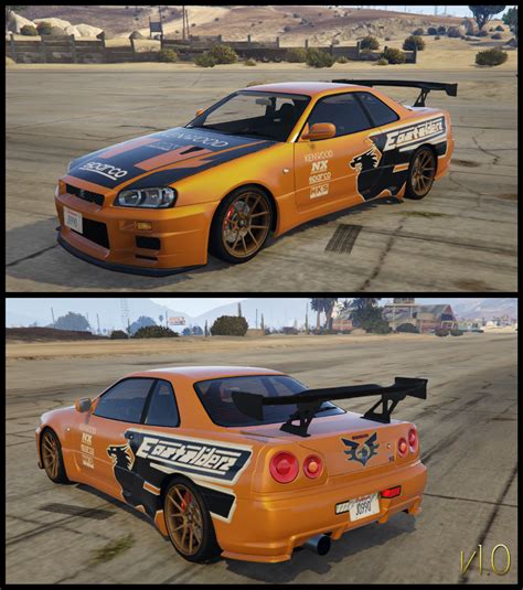 Liveries Pack For Nissan Skyline Gt R Bnr Gta Mods