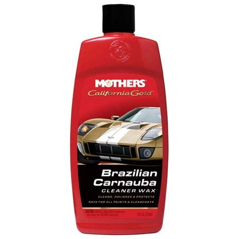 Cera Carnauba California Gold Cleaner Wax Líquida Mothers 473ml Kaury