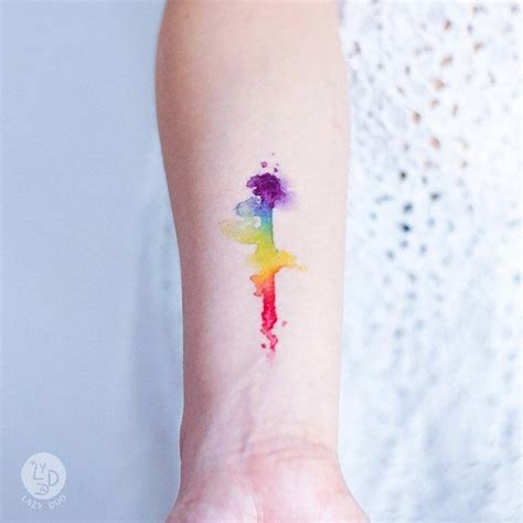 20 rainbow tattoos that show your pride – Artofit