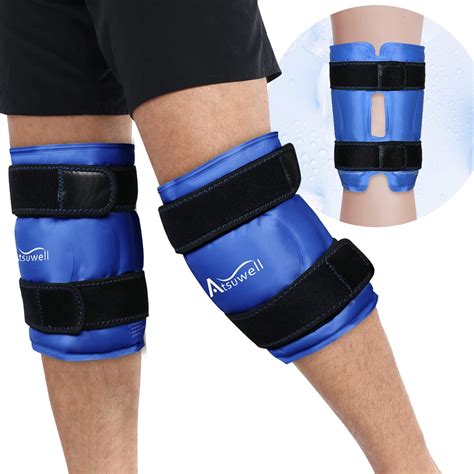 Atsuwell Pack Xxl Knee Ice Pack Wrap Around Entire Ubuy India