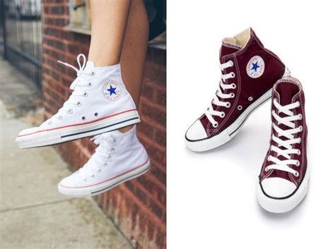 С чем носить модные женские кеды Конверс: высокие, низкие, слипоны, без ...