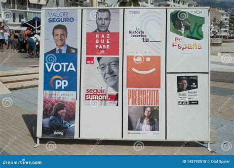 Elei Es 2019 Do Parlamento Da Espanha Foto De Stock Editorial Imagem