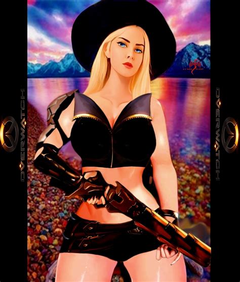 Disharmonica Helly Valentine Overwatch Ashe by arthurbladegensaku on