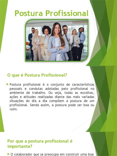 O Que É Postura Profissional - Dicas para Postura Profissional Eficaz | PDF | Cultura organizacional
