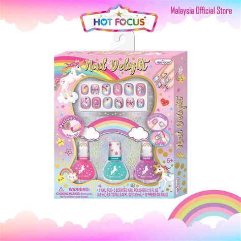 Hot Focus Nail Delight Unicorn NUC Manicure Nail Art Sticker