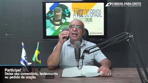 Programa A Voz Do Brasil Para Cristo ONLINE 19 01 2024 YouTube