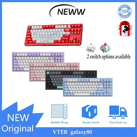 Vter Galaxy Customized Aluminum Alloy Full Key Hot Swappable Gasket Structure Rgb Lighting