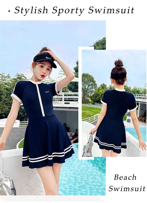 Swimsuit Women S One Piece Skirt Slim Swimsuit Holiday Travel Korean Fashion Sexy Beach Bikini