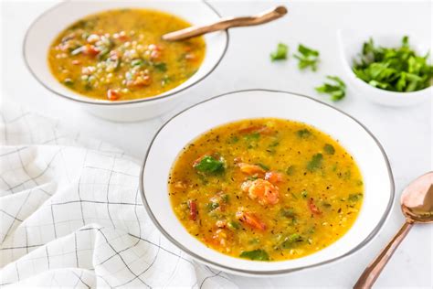 orange  red lentils  tomato masoor dal recipe