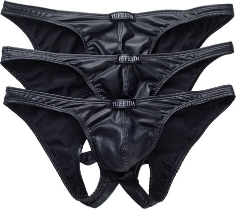 YUFEIDA Men S Lingerie G String Thongs Underwear Sexy Low Rise Bikini