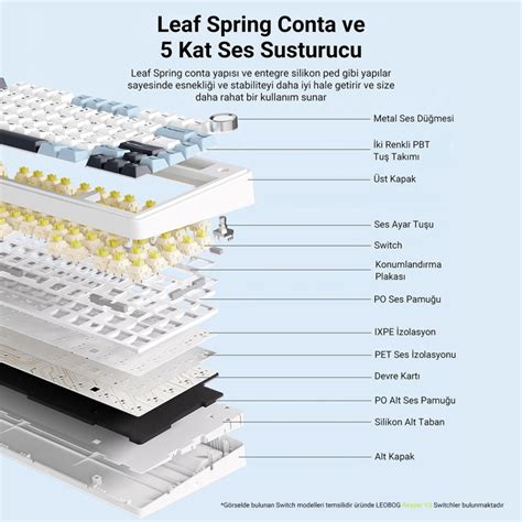 Aula F Mekanik Rgb Tkl Reaper Switch Kablosuz Makrolu Hot Swap Klavye