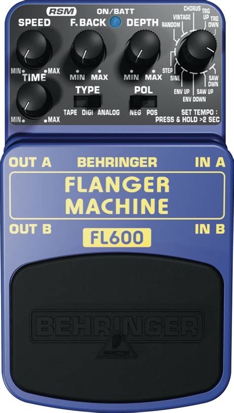 Behringer Fl600 Flanger Machine Pedal Zzounds