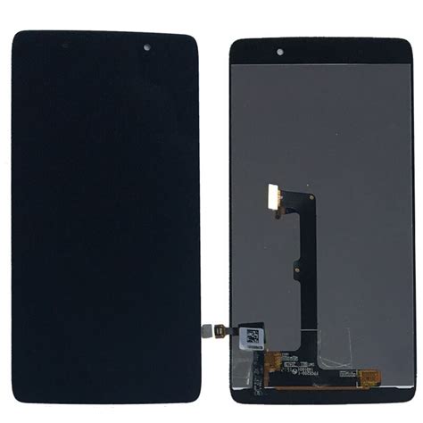 Black LCD Screen Touch Digitizer Assembly For Alcatel One Touch Idol 4