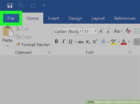 Simple Ways To Delete A Document In Word 15 Steps With Pictures