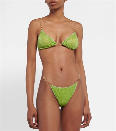 Lumière bikini set in green Oseree Mytheresa