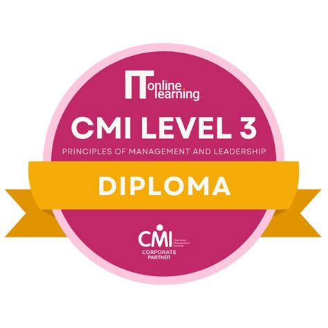 CMI Level 3 Diploma Principles Of Management And Leadership Credly