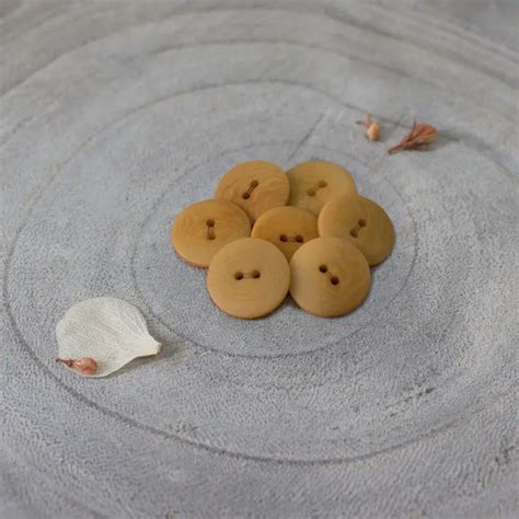 Ochre Palm Buttons Wide From Atelier Brunette Store Just Make