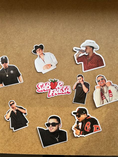 Jesus Ortiz Paz Sticker Bundle Jop Fuerza Regida Mexican Sticker Etsy