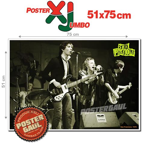Poster Xjumbo Sex Pistols San Francisco Xjfjp Ukuran X Cm Lazada Indonesia