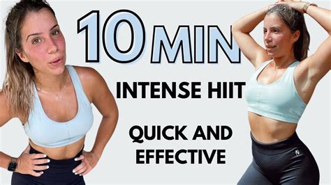 Min Intense Hiit Quick And Effective To Burn Calories Youtube