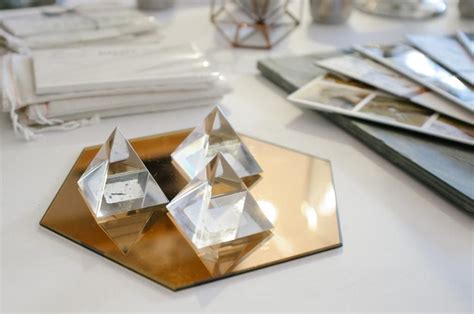 I Love These Little Glass Pyramids The Perfect Paperweight Or Pretty Object To Light Up Any