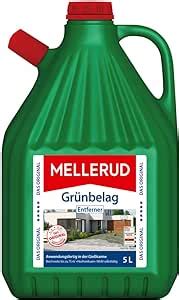 MELLERUD Grünbelag Entferner 1 x 5 l Effizientes Reinigungsmittel