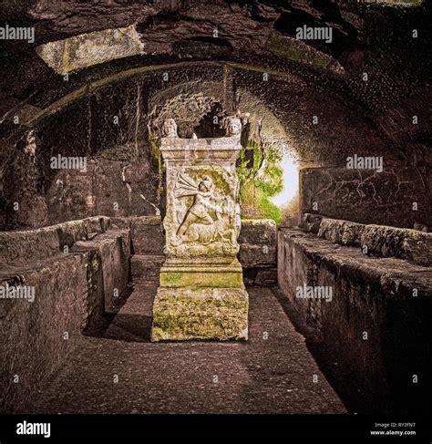 Mithraeum of san clemente rome hi-res stock photography and images - Alamy