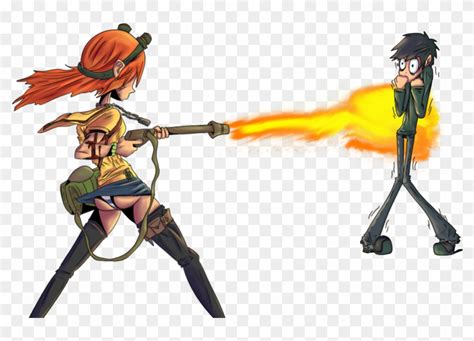 Flamethrower Png Clipart (#1473843) - PikPng