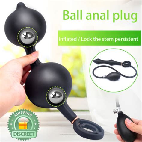 Inflatable Anal Beads Butt Plug Expandable Balls Dildo Prostate Massager Sex Toy EBay
