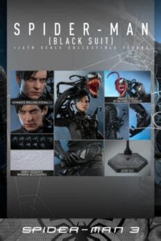 Hot Toys Mms Spider Man Spider Man Black Suit Standard Ver Dbeat