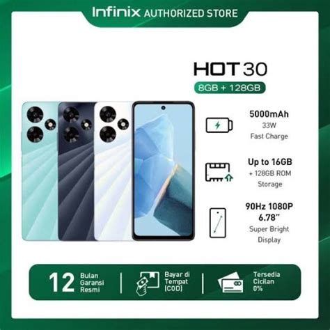 Jual Infinix Hot 30 NFC 8 8 128 Shopee Indonesia