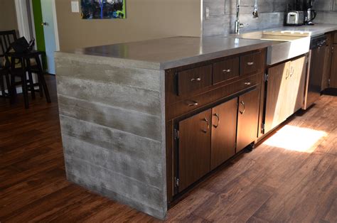 Concrete Countertop Waterfall Edge – Countertops Ideas
