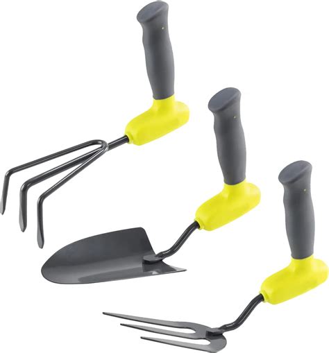 Radius Garden 30511 Ergonomic Garden Hand Tool Set Red