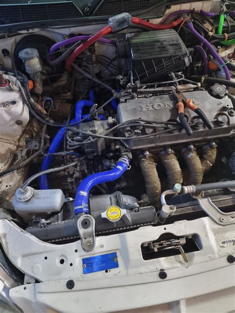 Заменил патрубки на машине. — Honda Civic Ferio (6G), 1,5 л, 2000 года ...