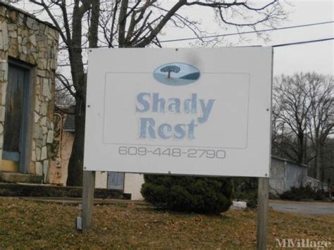 Shady Rest Mobile Home Park Mobile Home Park In East Windsor Nj