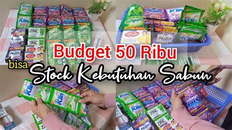 BELANJA KEBUTUHAN BUDGET 50 RIBU BELANJA BULANAN HEMAT YouTube